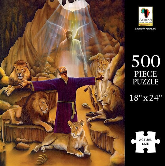 Jigsaw Puzzle-Daniel In The Lion's Den (500 Pieces)
