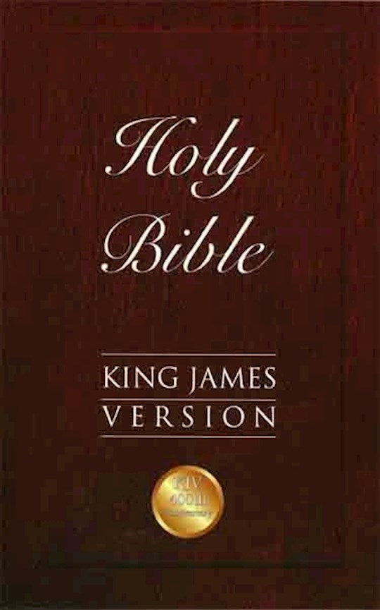 KJV 400TH ANNIVERSARY SEAL BIBLE-BROWN SOFTCOVER