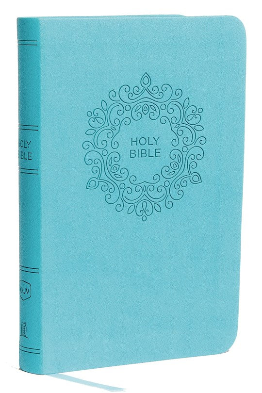 Nkjv Thinline Bible/Compact (Comfort Print)-Turquoise Leathersoft